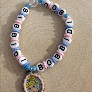 Disney Parks Inspired Bibbidi Bobbidi Boo Friendship Bracelet|Cinderella|Stack